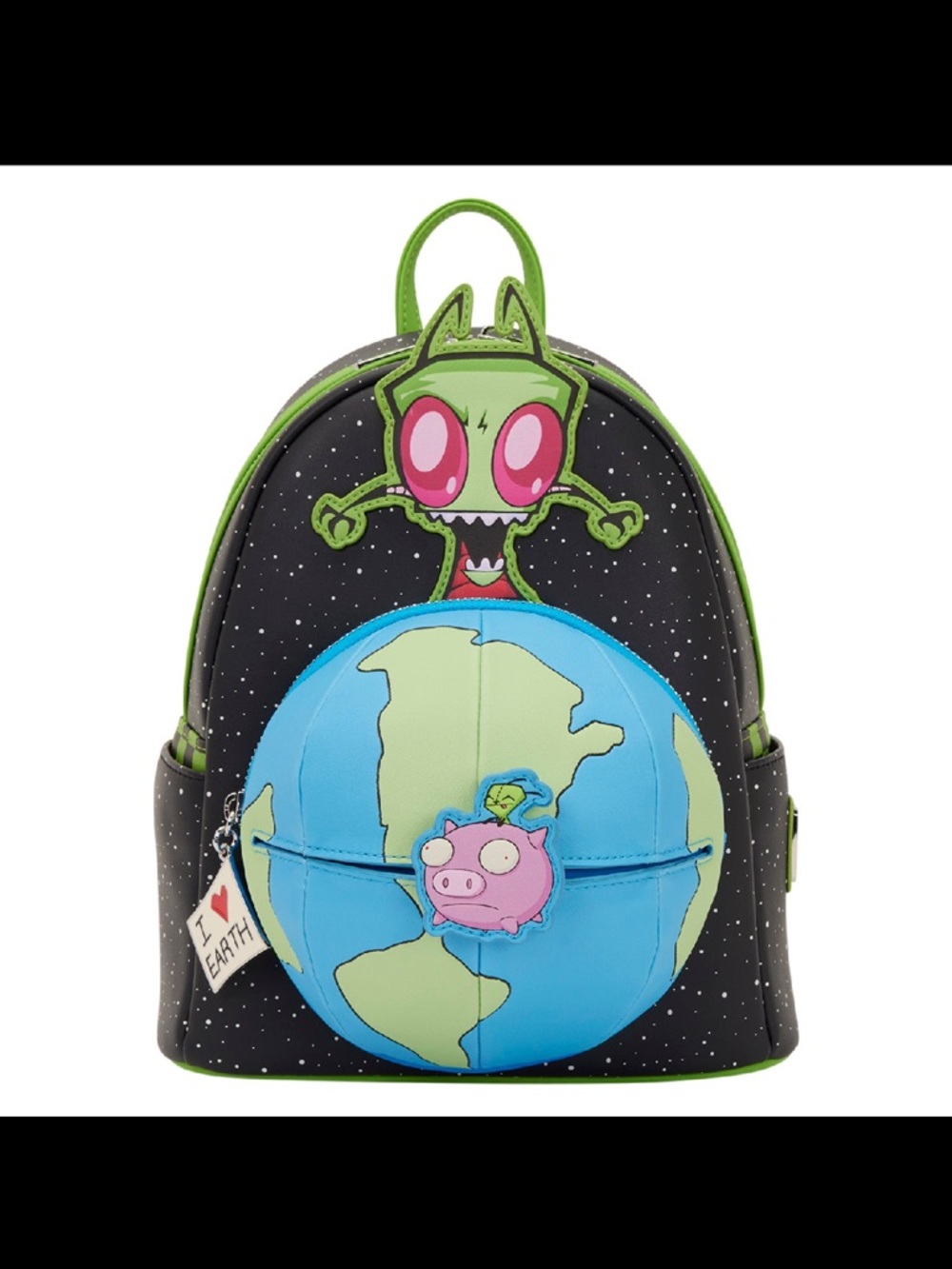 Loungefly Nickelodeon Invader Zim Glow Mini Backpack